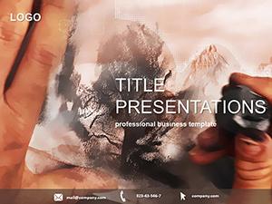 Learn Draw PowerPoint Template - Design Presentation
