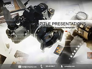 Studio photography PowerPoint template
