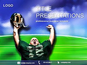 American Youth Football PowerPoint template
