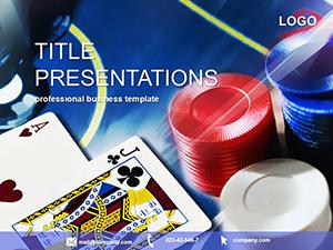 Poker Money Awareness PowerPoint Template: Presentation