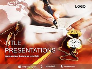 Download Documents Preparation PowerPoint Template - Business Presentation Design