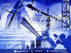 Construction World PowerPoint template