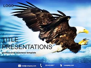 Hunting with eagle PowerPoint templates