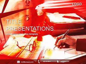 Time to prepare report PowerPoint templates