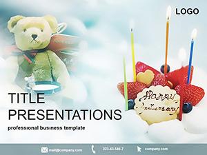Cake and Gift PowerPoint Template