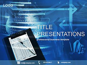 Business records PowerPoint Template