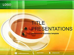 Fragrant tea PowerPoint Template for Presentation