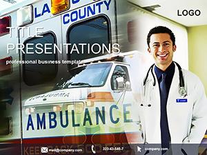 Ambulance and Medic PowerPoint Template: Presentation