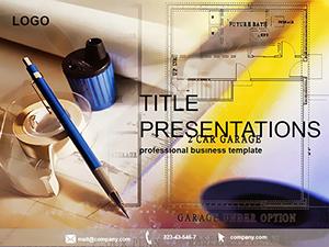 Engineering Drawing PowerPoint Template: Design Presentation