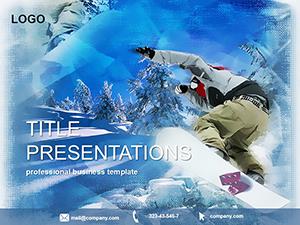 Extreme Snowboard PowerPoint Template