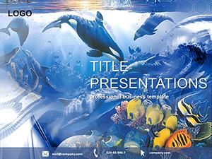 Underwater world PowerPoint Template