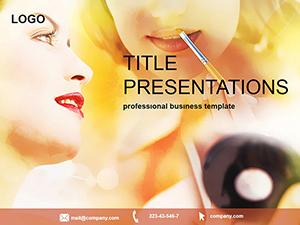 Makeup Lessons PowerPoint Template