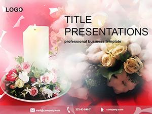 Christmas Candles PowerPoint templates
