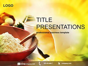 Baking Flour PowerPoint Template - High-Quality Presentation Design