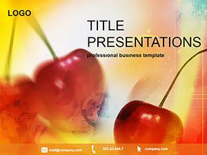 Berry Cherry PowerPoint Template
