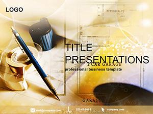 Drawing plan PowerPoint Template