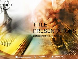 Publication news and articles PowerPoint Template