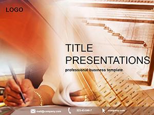Analytics work PowerPoint Template: Presentation