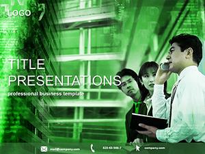 Telephone calls PowerPoint Template