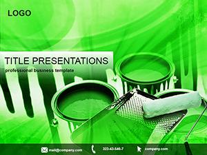 Paints PowerPoint template
