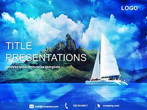 Pleasure Yacht PowerPoint Template: Presentation