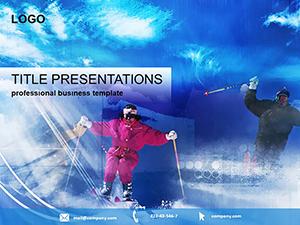 Ski adrenaline PowerPoint templates