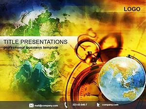 Map Travel PowerPoint templates