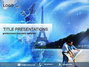 Paris travel guide PowerPoint templates