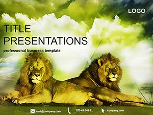 Lions PowerPoint templates