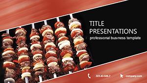 Skewers PowerPoint Template Presentation