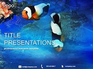 Aquarium Fish PowerPoint Template | Infographic Presentation