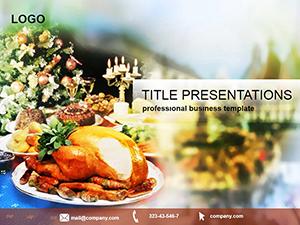 Thanksgiving Menu PowerPoint template