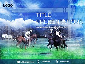 Championship polo PowerPoint Template