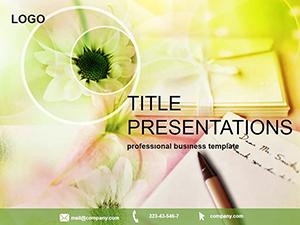 Romantic message PowerPoint Template