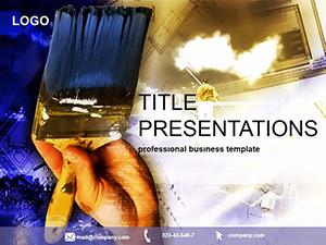 Renovated apartments PowerPoint Template
