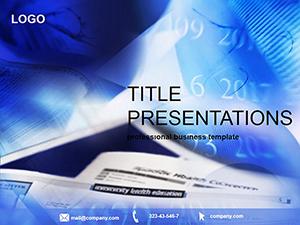 Stock market reports PowerPoint Templates