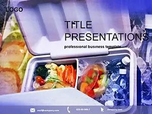 Saving products PowerPoint Template