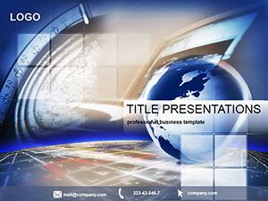 Computer networking PowerPoint Template