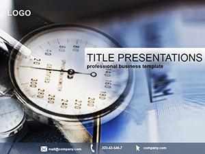 Pressure gauge PowerPoint Template