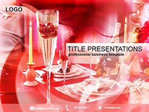 Romantic Table PowerPoint Template