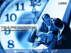 Financial contract PowerPoint Template
