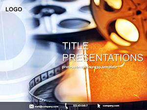 Mounting films PowerPoint Template