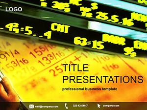 Online stock trading PowerPoint Template
