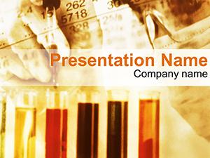 Chemical analysis laboratory PowerPoint Template