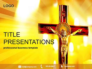 Crucifixion of Jesus Christ PowerPoint Template