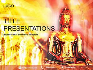 Buddha statue PowerPoint Template