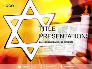 Jewish torus PowerPoint Template
