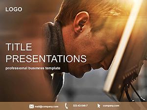 Crisis Worker PowerPoint Template