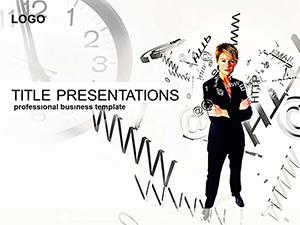 Business Internet Surfing PowerPoint Template