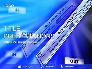 Downloading File PowerPoint Template for Presentation